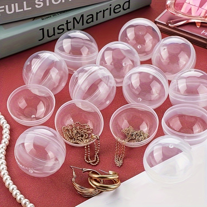 100pcs Clear Plastic Round Cap - огляд і ціна Prize Capsule Toy Machine