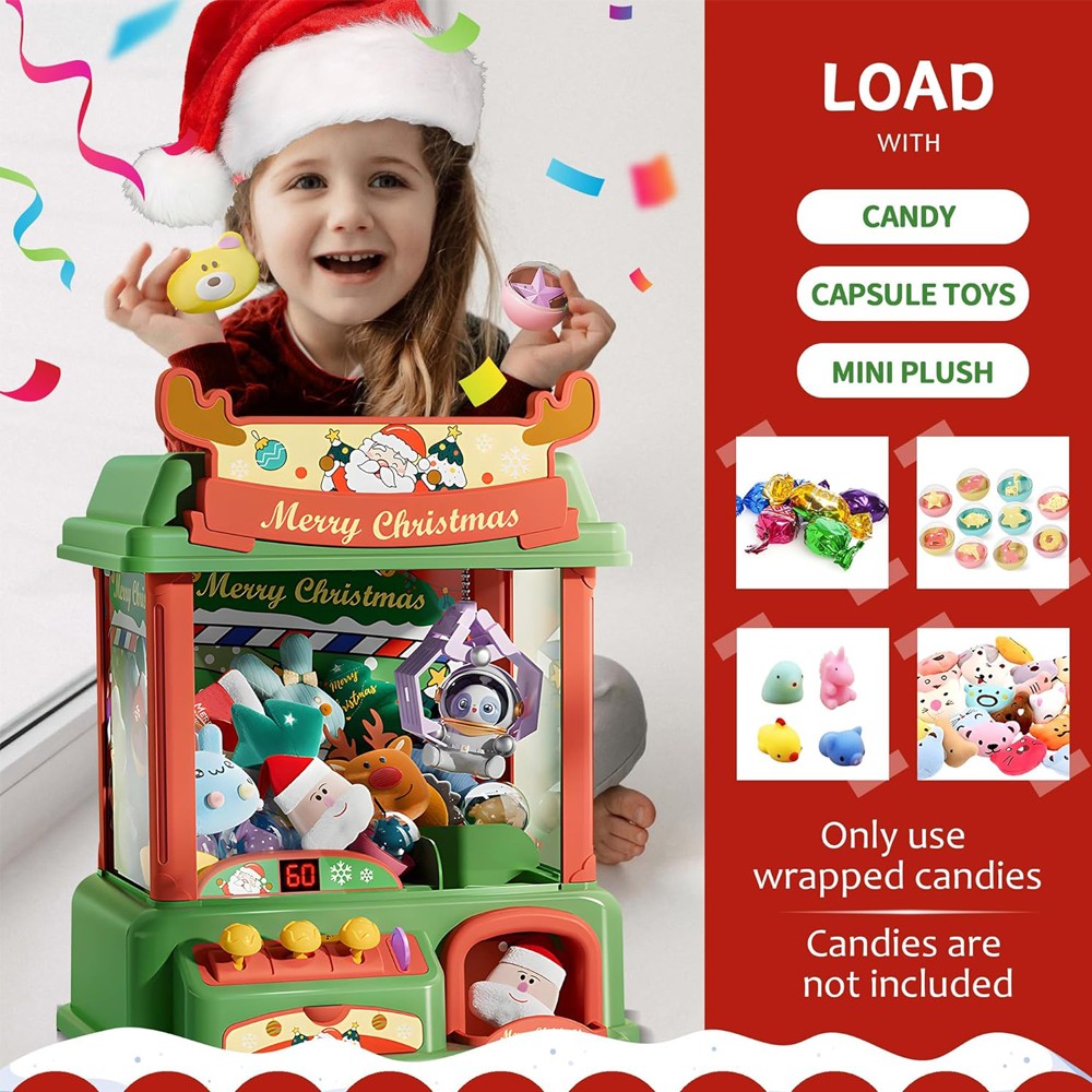 Christmas Claw Machine For Kid - огляд і ціна Arcade Vending Machines