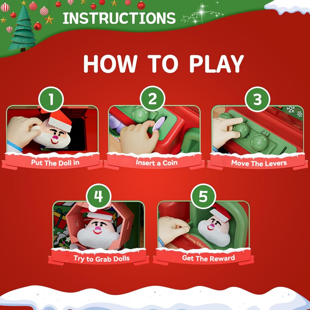 Christmas Claw Machine For Kid - огляд і ціна Arcade Vending Machines