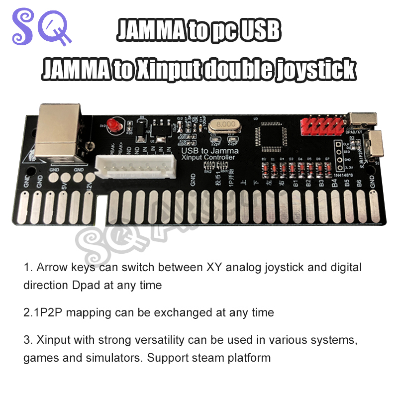 USB to Jamma Xinput Controller - огляд і ціна Coin Acceptor Selector