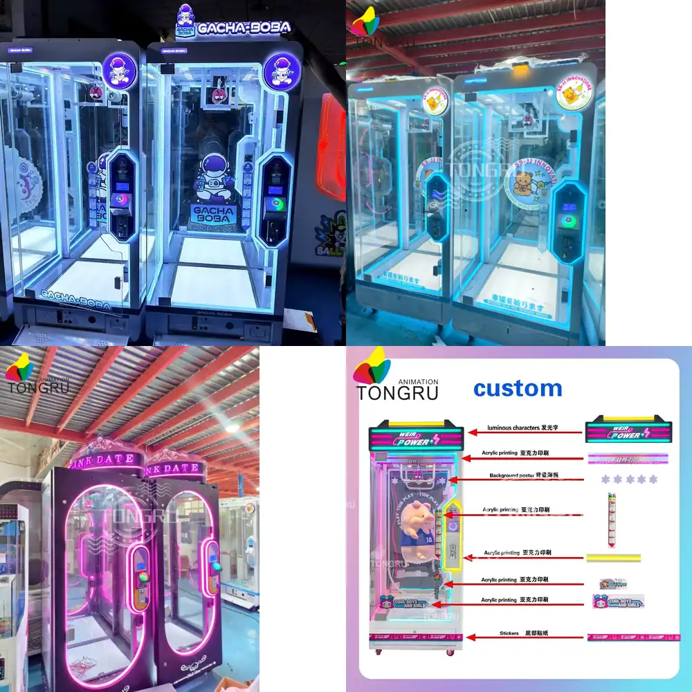 Big Toy Crane Cut the Rope Sci - огляд і ціна Arcade Toy Vending Machine