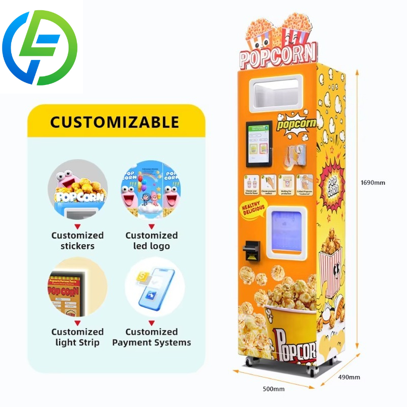 Customized 24/7 Operation Popc - огляд і ціна Popcorn Vending Machine