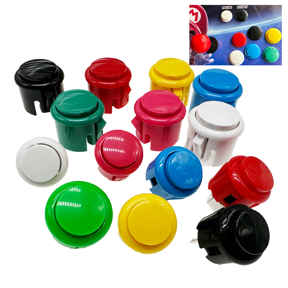 12pcs Copy Sanwa Buttons 30mm  - огляд і ціна Arcade Wangan Midnight