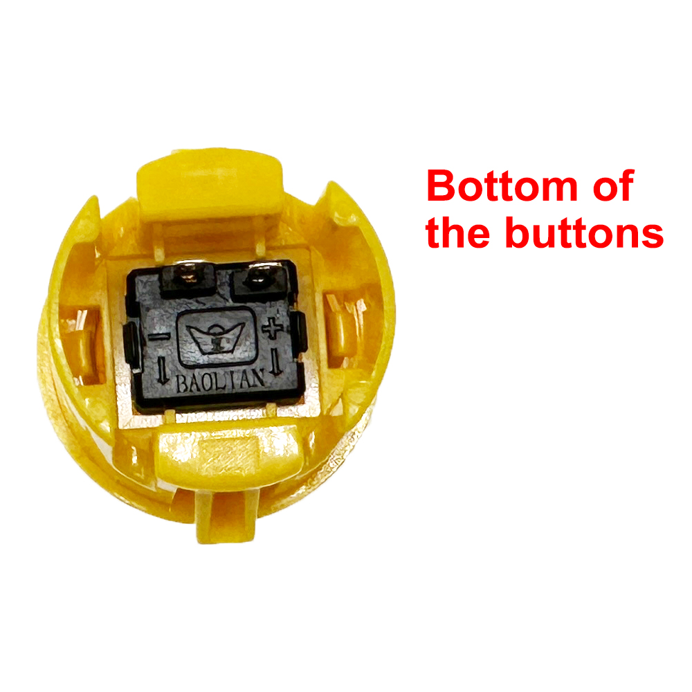 12pcs Copy Sanwa Buttons 30mm  - огляд і ціна Arcade Wangan Midnight