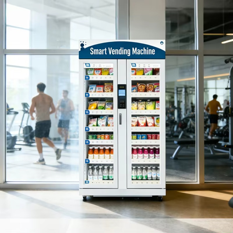 AI Smart Fridge EU/US Cashless - огляд і ціна Open Vending Machine