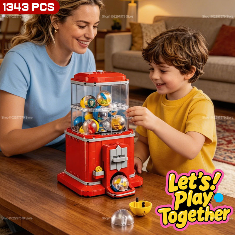1343 PCS Vending Machine Build - огляд і ціна Arcade Toy Vending Machine