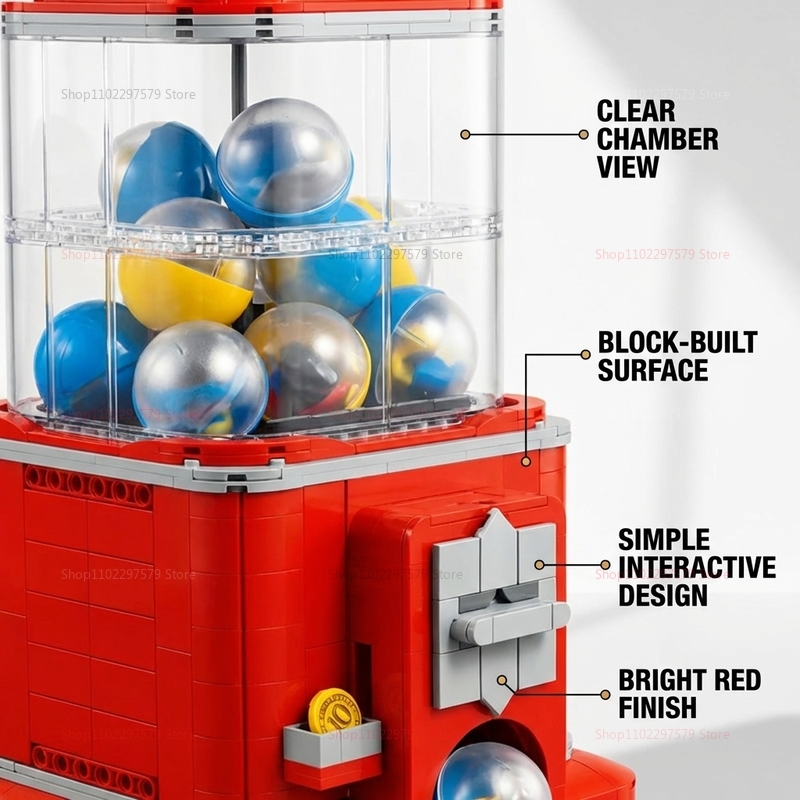 1343 PCS Vending Machine Build - огляд і ціна Arcade Toy Vending Machine