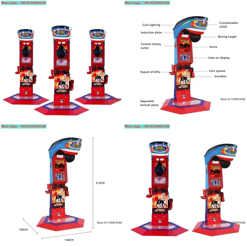 Dragon Fist Machine Explosion  - огляд і ціна Boxing Machine Arcade