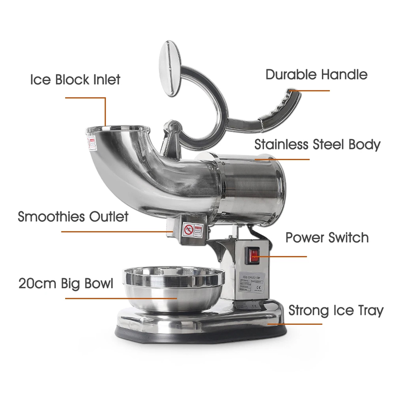 200W Ice Crusher Commercial Hi - огляд і ціна Slushie Machine Vending