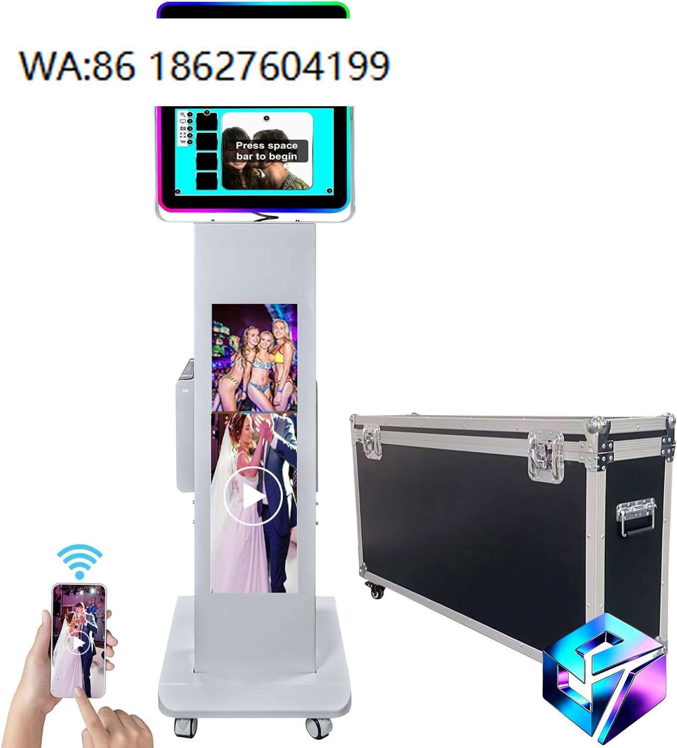Portable LCD Screen DSLR Photo - огляд і ціна Photo Booth Machine