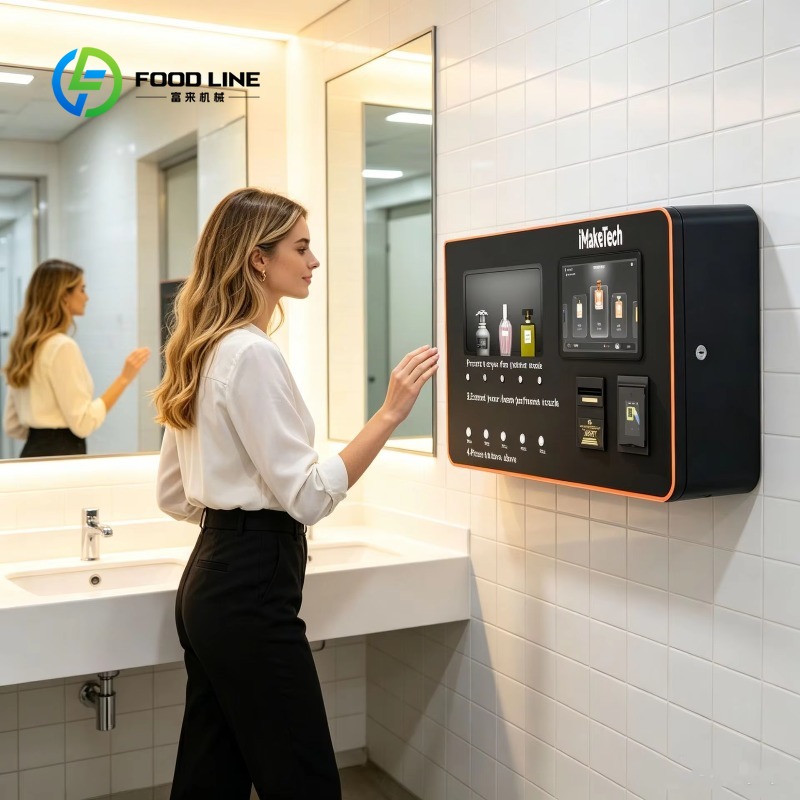 Self-service Perfume Spray Ven - огляд і ціна Vending Machine Qr Code